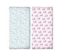 My First Fitted Sheets 2 Pack Peppa Pig Multi Cot Bed