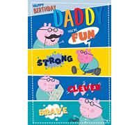 Official Peppa Pig Daddy Birthday Card