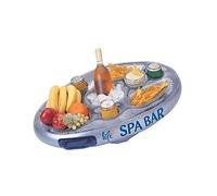 Official 'Perfect Pools' Spa Bar Inflatable Hot Tub Side Tray for Drinks and Snacks - Perfect for Pool Parties!