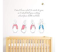 Official Peter Rabbit I Shall Tell You A Story Wall Sticker Mural PB020 (60cm Width x 55cm Height)
