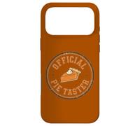 Official Pie Taster Funny Thanksgiving Foodie Graphic Case for iPhone 17 Pro Max