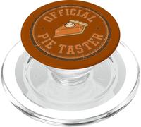 Official Pie Taster Funny Thanksgiving Foodie Graphic PopSockets PopGrip for MagSafe