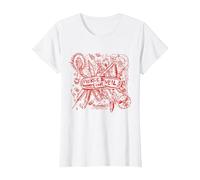 Official Pierce The Veil Misadventures T-Shirt, Women, White, X-Large