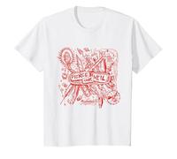 Official Pierce The Veil Misadventures T-Shirt, Youth, White, 4T