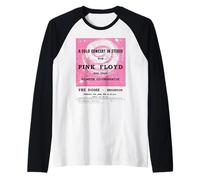 Official Pink Floyd Brighton Dome 1969 Poster Raglan Baseball Tee