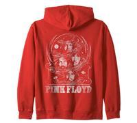 Official Pink Floyd Distressed Faces Rock Band Zip Hoodie