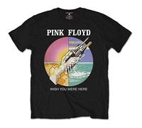 Official Pink Floyd -Wish You Were Here - Circle Icons Black Mens T Shirt (Medium)