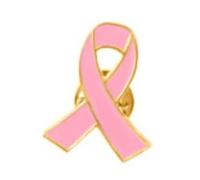 Official Pink Ribbon Breast Cancer Awareness Lapel Pin