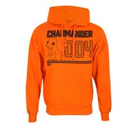 Official Pokemon Charmander Line Art Pullover Hoodie Retro Gaming Fan Merch