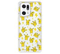 Official Pokemon OPPO Find X5 Phone Case, Pikachu Pattern to Protect Your Mobile Phone, Flexible Silicone OPPO Phone Case, Officially Licensed by Pokémon