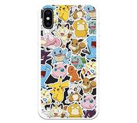 Official Pokemon Pattern Sticker iPhone X Case - Choose the design you like most for your iPhone X - XS