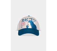 OFFICIAL POKEMON SNORLAX STATS JAPANESE BEIGE SNAPBACK BASEBALL CAP HAT