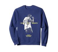 Official Post Malone Hold My Breath Sweatshirt, Adult Unisex, Navy Blue, Medium
