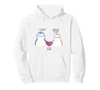 Official Pudgy Penguins Merch | BF & GF | Duo Pengu & Polly Pullover Hoodie