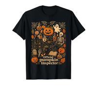 Official Pumpkin Inspector Halloween Autumn Grunge Vibe Value Graphic T-Shirt