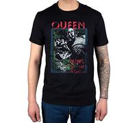 Official Queen News of The World T-Shirt NOTW Album We Will Rock You Black