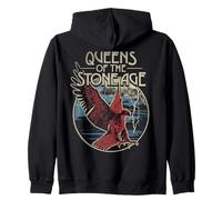 Official Queens Of The Stone Age Eagle Hard Rock Stoner Band Zip Hoodie