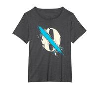 Official Queens of The Stone Age Shattered T-Shirt, Women's Plus, Dark Heather Grey, 2X
