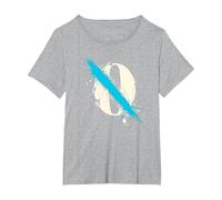 Official Queens of The Stone Age Shattered T-Shirt, Women's Plus, Heather Grey, 5X