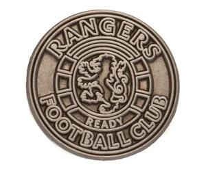 Official Rangers FC silver coloured classic crest pin badge