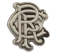 Official Rangers FC silver coloured scroll crest pin badge…