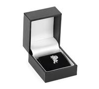 Official Rangers Sterling Silver Scroll Stud Earring - Single 925 Hallmarked Licensed Gift