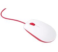 Official Raspberry Pi Mouse, Red / White - RASPBERRY-PI