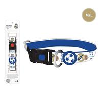 Official Real Madrid Dog Collar with Sports and Adjustable Design | Durable and Stylish Accessory for Pets Fans of Madrid