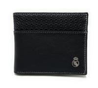 Official Real Madrid Wallet - 100% Legitimate Premium Leather, Advanced RFID Protection, Exclusive Engraving and Modern Style. Quality Gift for Men., multicoloured, De mano, Classic