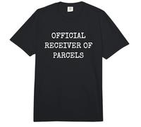 Official Receiver of Parcels Funny Sarcastic Shopaholic Comfort Colors Adult Heavyweight T-Shirt