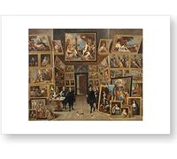 Official Reproduction of the Prado Museum "Archduke Leopoldo William in his painting gallery in Brussels"