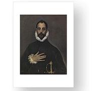 Official Reproduction of the Prado Museum "The Knight of the Hand on the Chest"