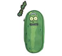 Grupo Erik Rick and Morty Pencil Case | Pickle Rick | Rick and Morty Gifts | Rick and Morty Merchandise | Cool Pencil Case | Pickle Rick Plush | Large Pencil Case | Kids Pencil Case