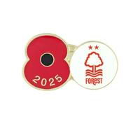 Official Royal British Legion Nottingham Forest Poppy Football Pin 2025