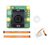 Official RPi AI Camera, 12MP, IMX500 Intelligent Vision Sensor, 78.3° FOV, Based on IMX500 Intelligent Vision Sensor, AI Camera Compatible with Raspberry Pi 5/ 4B/3B+/3B/2B/A+/Zero W/WH/Zero 2W