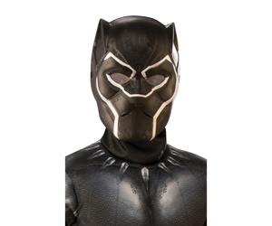 Official Rubies 200423NS000 Boys Black Panther 1/2 Mask Child Masks Marvel Avengers