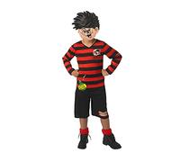 Rubie's Official Dennis the Menace Boys Fancy Dress Book Week TV Cartoon Kids Childs Costume, Medium 5-6 years
