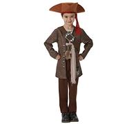 Official Rubies 630788M000 Medium Childs Boys Jack Sparrow Deluxe Costume Pirate Of The Caribbean