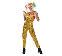 Harley Quinn Jumpsuit Ladies DC Suicide Squad Birds Of Prey Fancy Dress