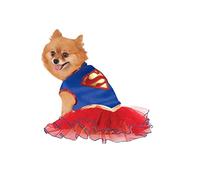 Official Rubie's DC Comics Supergirl Pet Dog Costume Tutu Dress, Size: X-Small Neck to Tail 7 inch, Chest 12 inch Halloween Halloween
