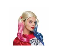 Official Rubies Girls Harley Quinn Wig DC Suicide Squad