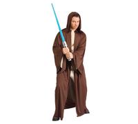 Official Rubies R820949STD Mens Jedi Hooded Robe Standard Adult Costumes Star Wars