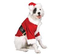 Official Rubie's Santa Claus Dog Costume, Christmas Pet Dress Up, Size Small Halloween Halloween