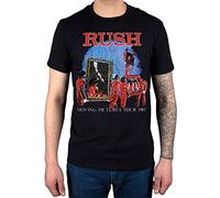 Official Rush Moving Pictures Tour T-Shirt Black