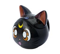 OFFICIAL SAILOR MOON LUNA 3D CERAMIC COFFEE MUG CUP WITH LID ABY