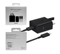 Samsung Galaxy Official 45W Super Fast Charging Travel Adapter (with USB-C to C Data Cable), Black