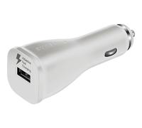 Official Samsung Adaptive Fast Car Charger Adapter - White (Bulk Packed)