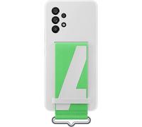 Official Samsung Galaxy A53 5G Silicone Cover with Strap - White