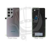 Official Samsung Galaxy S21 Ultra 5G SM-G998 Phantom Silver Battery Cover - G...