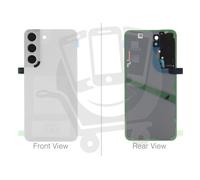 Official Samsung Galaxy S22 S9010 Phantom White Rear / Battery Cover with Adh...